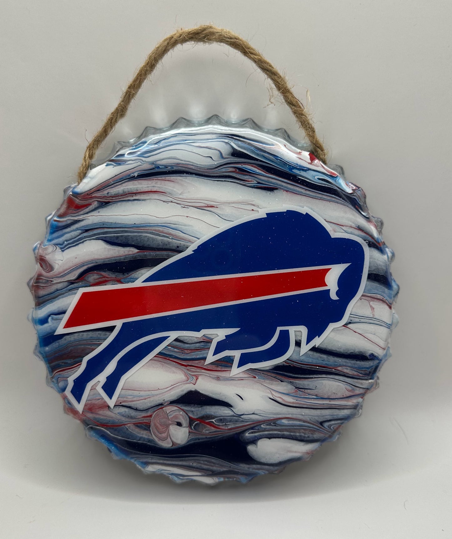 Bills Logo Bottle Cap decor