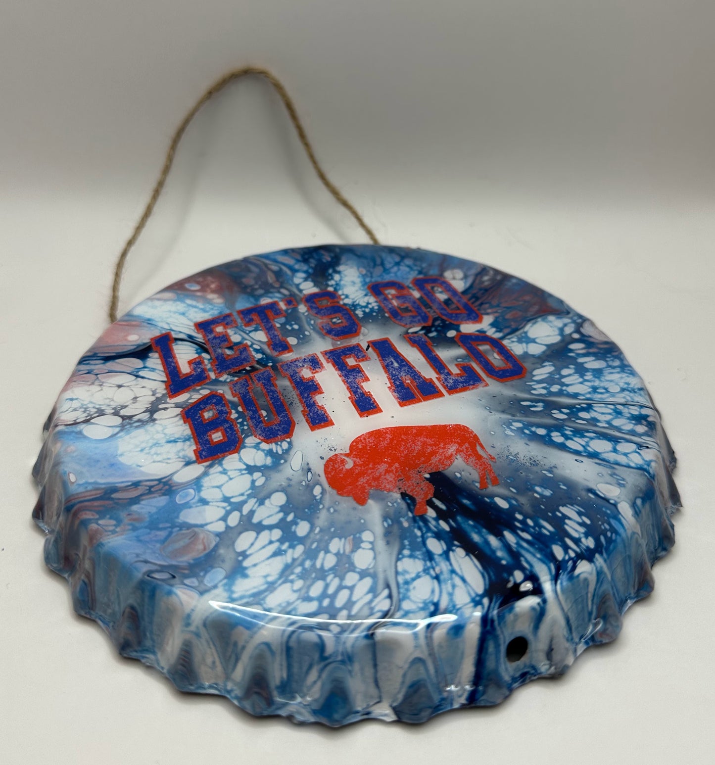 Lets go Buffalo Blue Bottle Cap