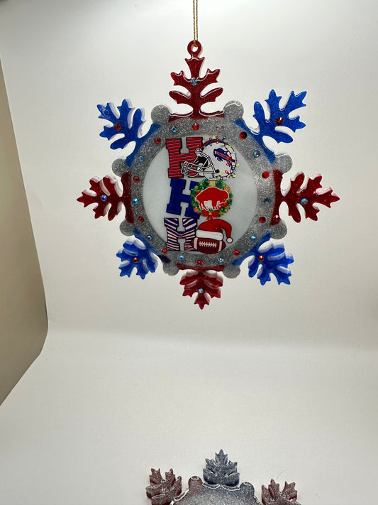 Bills HO HO HO Christmas ornament