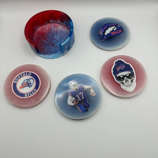 Bills Coaster set with Holder