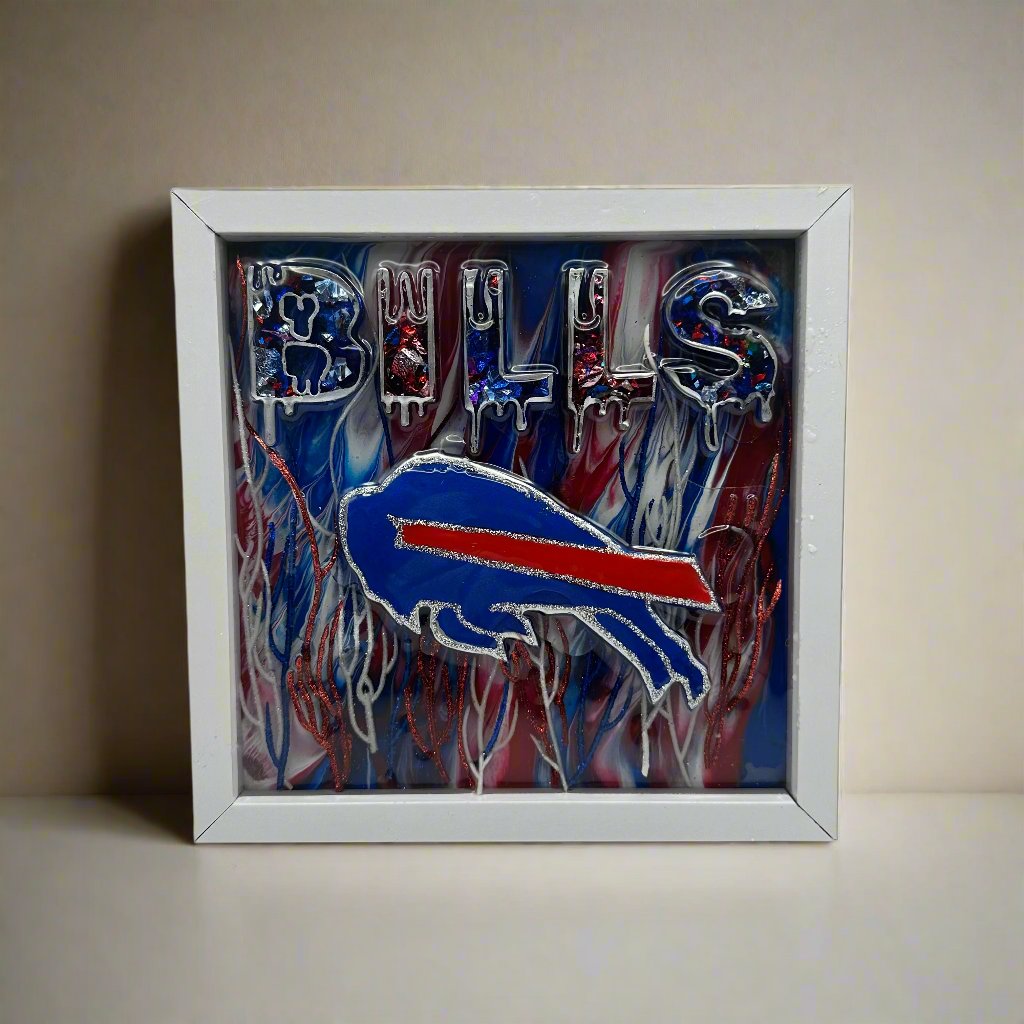 Bills Drip Framed Tile